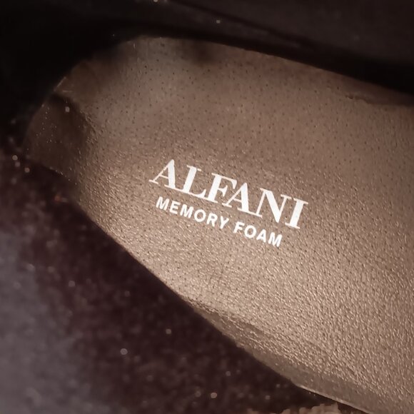 Alfani men's 'Ashton' brown faux leather dress boots sz 13 Medium - Picture 11 of 12